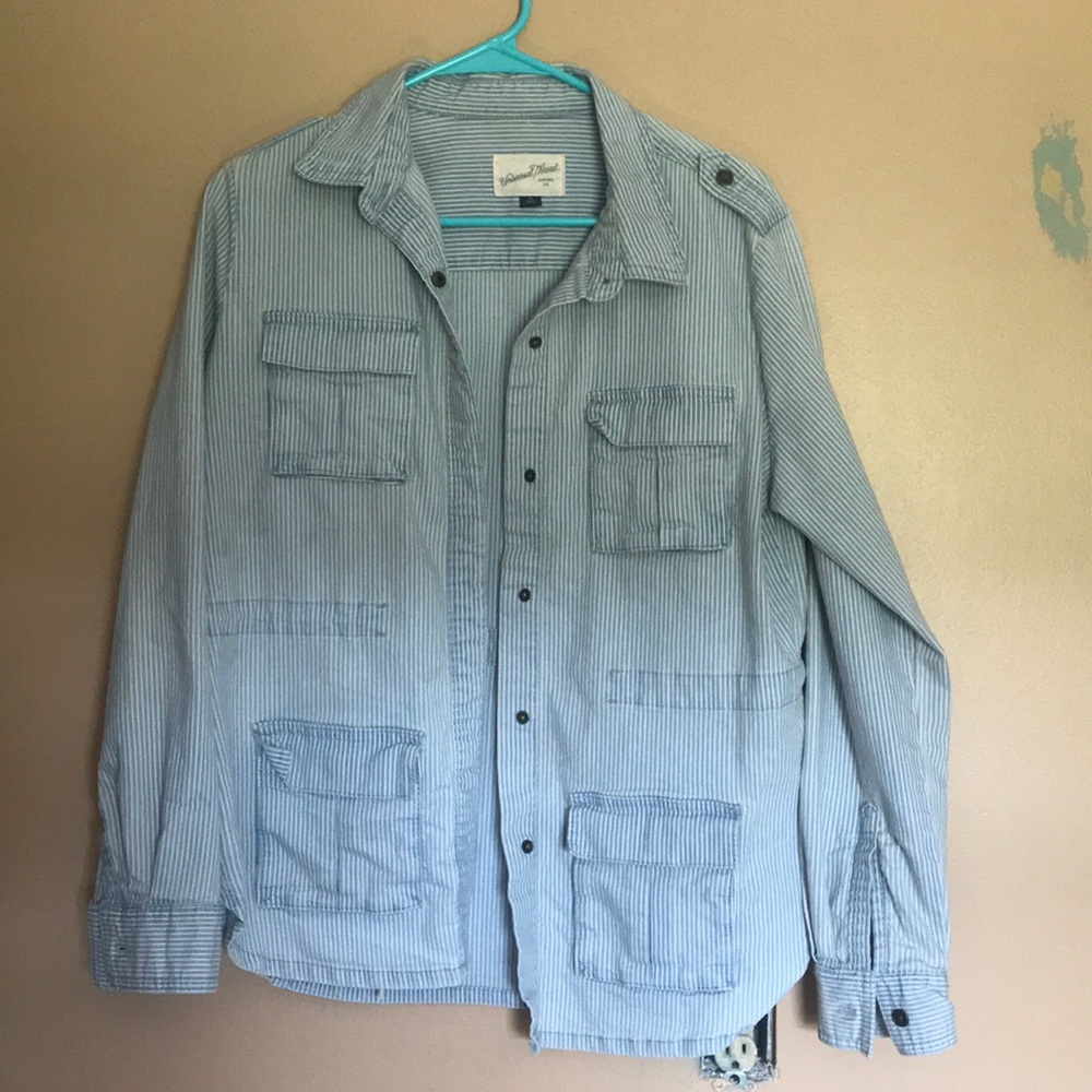 Striped Denim Jacket